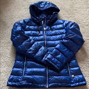 Cobalt Blue Calvin Klein Puffer Coat